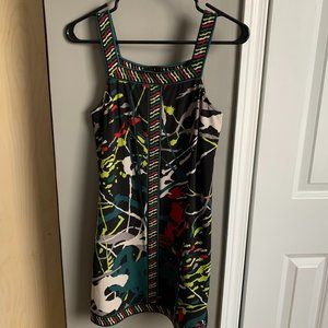 Colourful BCBG light mini tank dress